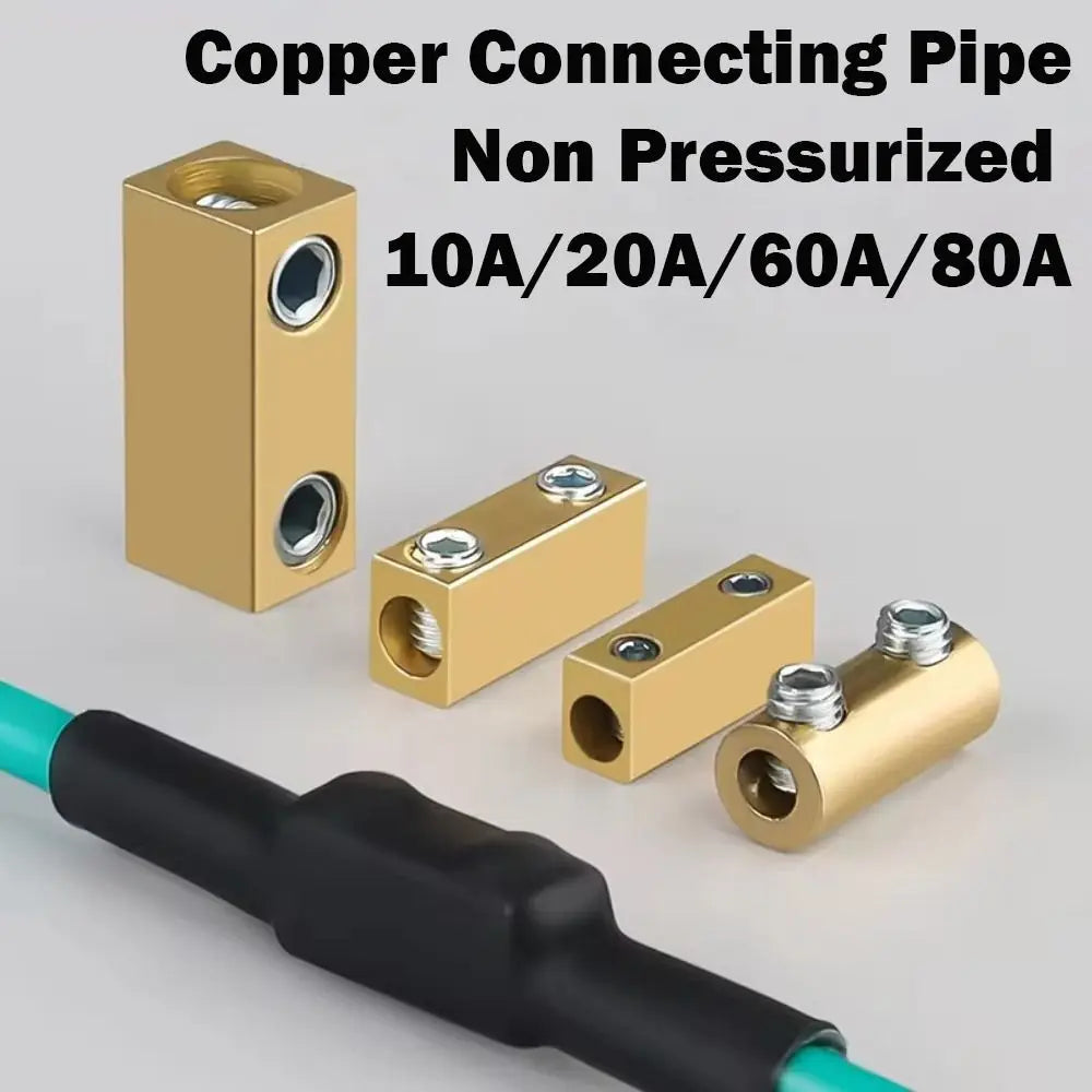 Brass Terminal Block Wire Connectors 10A/20A/60A Waterproof Splice Wire Splice Connector Nixie