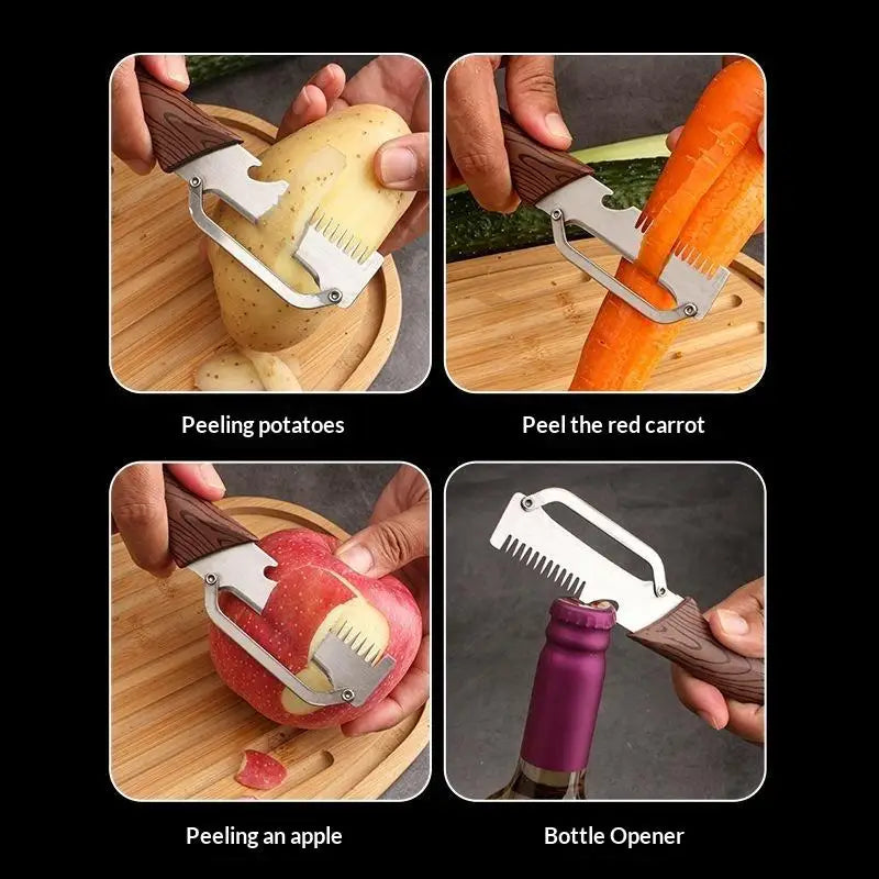 Multifunctional Vegetable Peeler – Sharp Stainless Steel Blade Vegetable Peeler Nixie