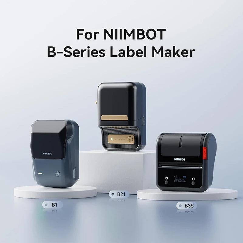 Niimbot White Thermal Label Roll 20–50mm Waterproof | B1 B21 B3S Thermal Label Roll Nixie