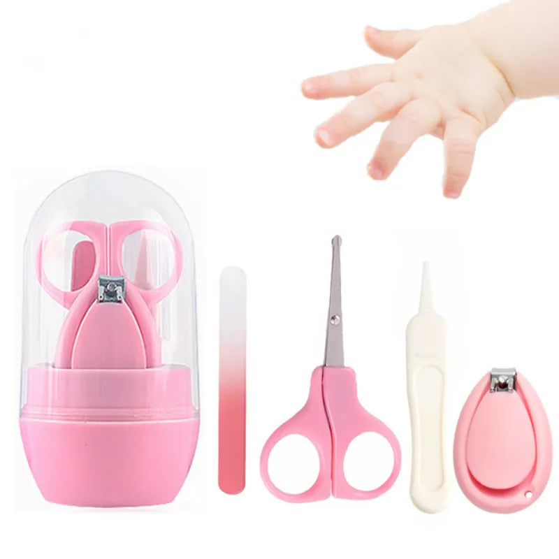 VanKood 4-Piece Baby Nail Care Kit – Safe Scissors & Tweezers Baby Nail Care Kit Nixie