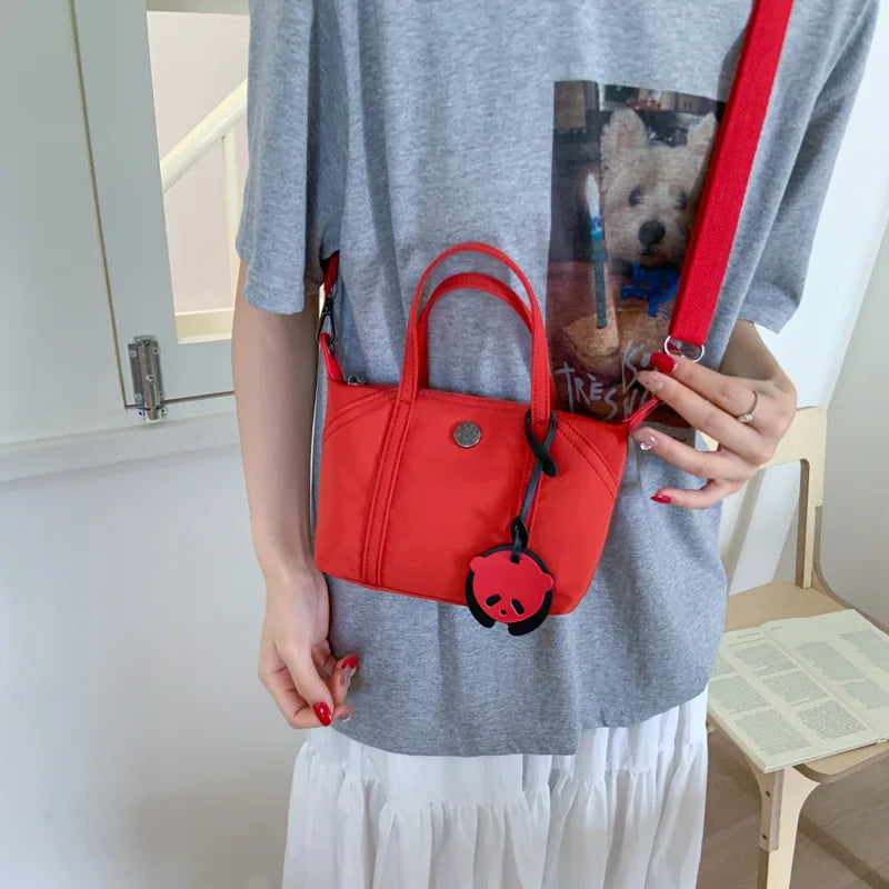 Women's Nylon Crossbody Tote Bag | Korean Fashion Style Crossbody Tote Bag Nixie