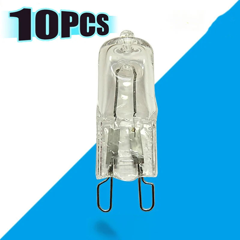 10Pcs G9 Halogen Oven Light Bulbs 20W 25W 40W 60W High Temp Halogen Light Bulbs Nixie