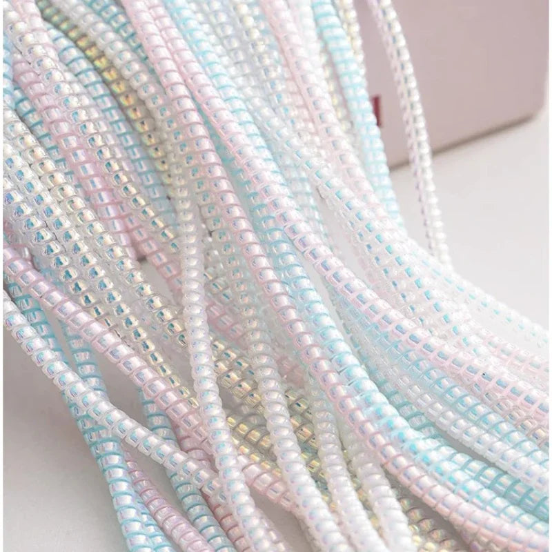 1.6M TPU Spring Cable Protector & Cord Organizer Wrap Cable Protector Wrap Nixie