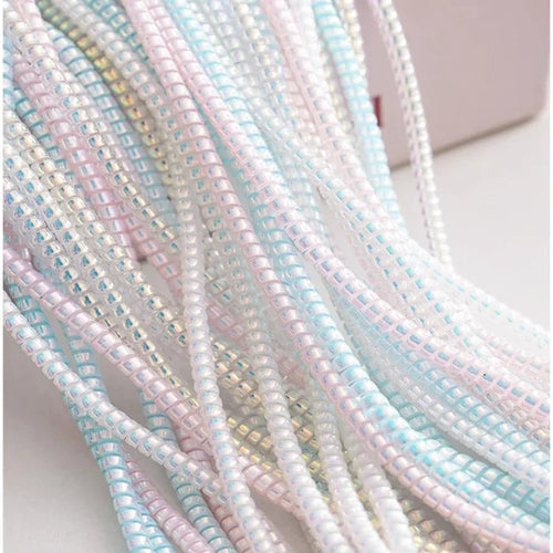 1.6M TPU Spring Cable Protector & Cord Organizer Wrap Cable Protector Wrap Nixie
