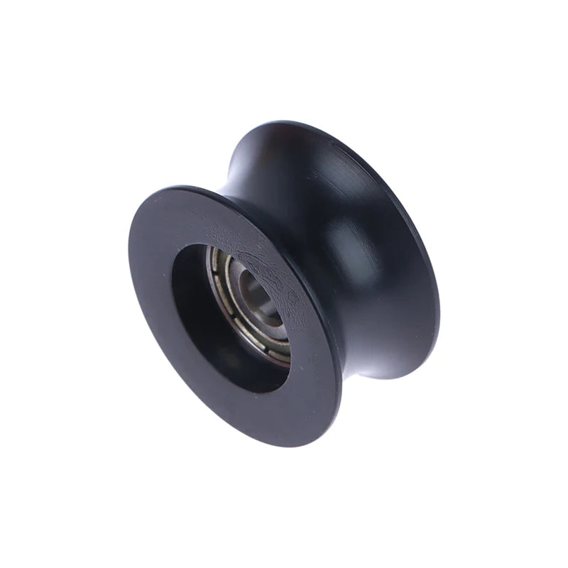 14mm U-Groove POM Track Wheel Pulley with 625ZZ Bearing – Black Track Wheel Pulley Nixie