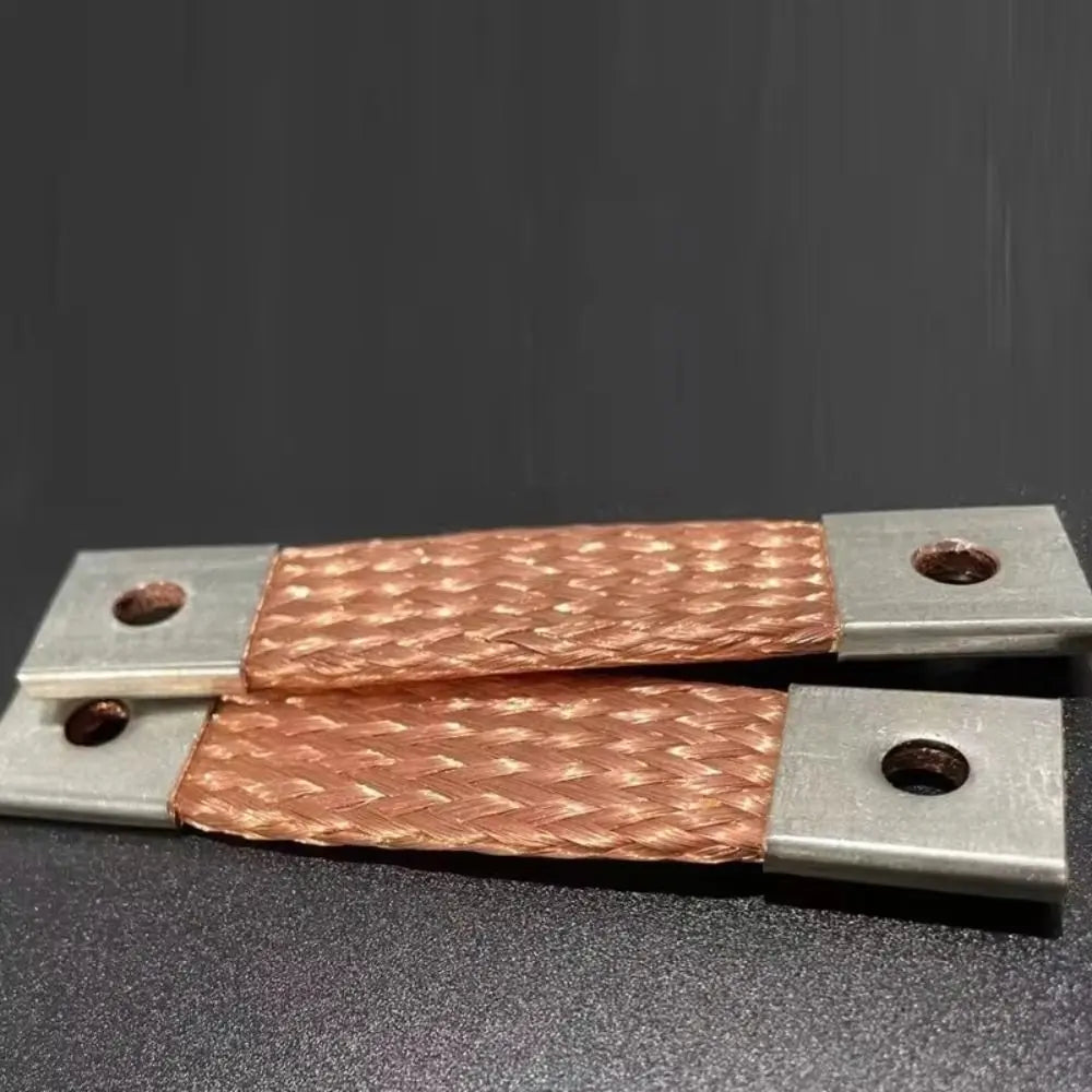 Flexible Copper Busbar 74mm Pitch 400A for LiFePO4 Battery Battery Busbar Connector Nixie