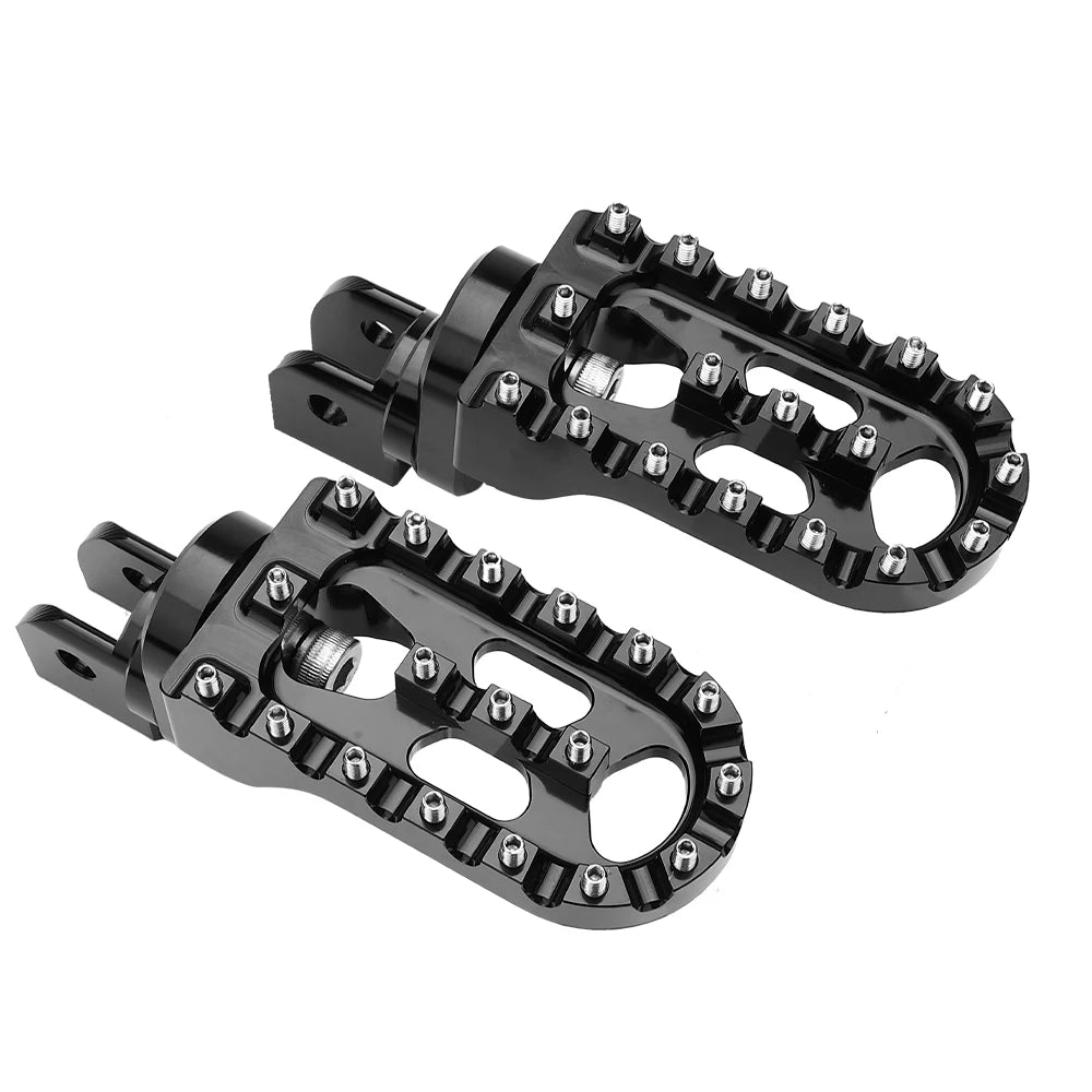 CNC Rotatable Footpegs for BMW R1250GS R1300GS GS Series Black Motorcycle Footpegs Nixie