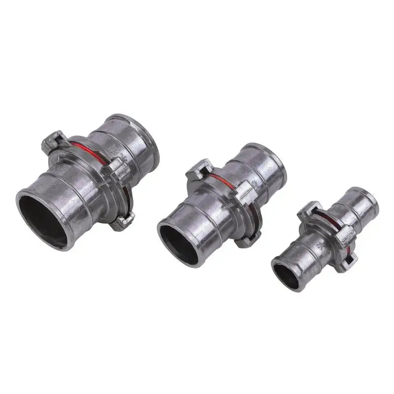 Aluminum Snap Coupling Hose Connector with Clamps | 1"–2" Hose Snap Connector Nixie