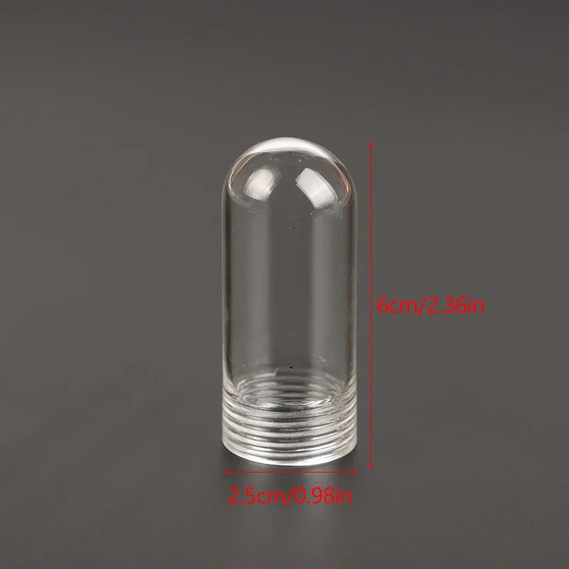 G9 Threaded Neck Glass Lamp Shade – Frosted & Clear Cover Glass Lamp Shade Nixie Clear 25x60mm