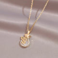 Gold Coin Bag Pendant Choker Necklace for Women Pendant Choker Necklace Nixie XL1997-67