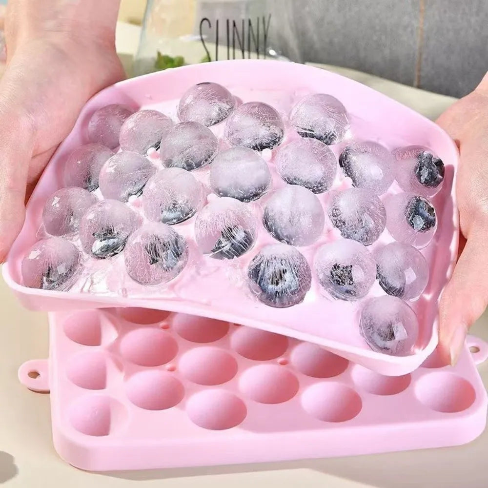 Silicone Grape Ball Mold – 25 Cavity Ice, Soap & Chocolate Mold Silicone Baking Mold Nixie