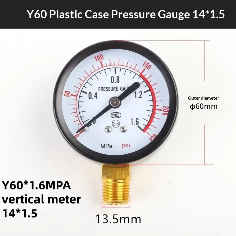 Air Pressure Gauge 0-25Bar/0-10Bar/0-12Bar – DIY Compressor Pressure Gauge Nixie A6