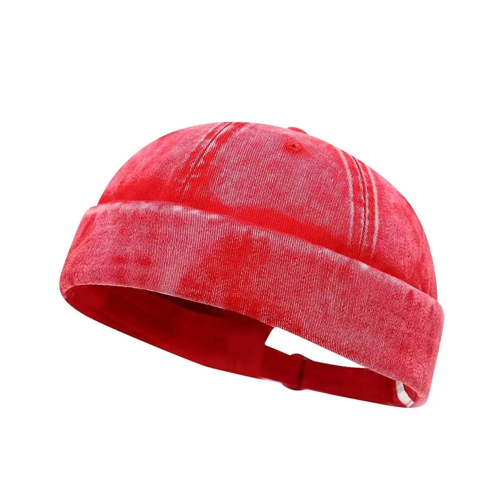 Hip Hop Brimless Docker Beanie Cap – Unisex Adjustable Cotton Hat Beanie Docker Cap Nixie