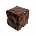 Cheese Cube Squishy ASMR Sensory Fidget Toy for Adults Squishy Fidget Toy Nixie 6cm- Coffee Color