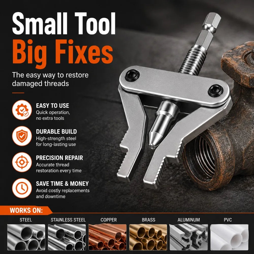 Broken Pipe Screw Extractor Set – Faucet Valve Removal Kit Pipe Extractor Kit Nixie