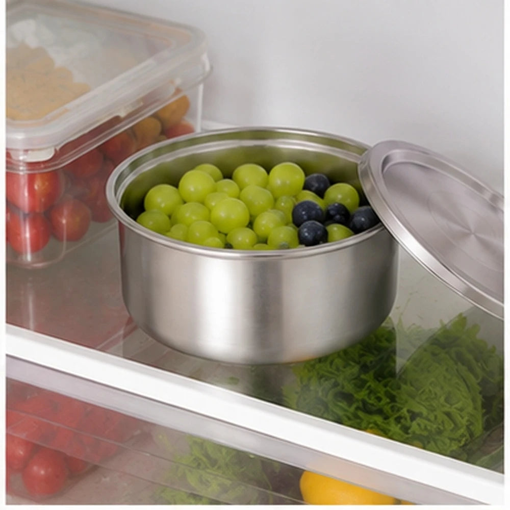 304 Stainless Steel Ramekin with Lid – Baby Food & Baking Bowl Stainless Steel Ramekin Nixie