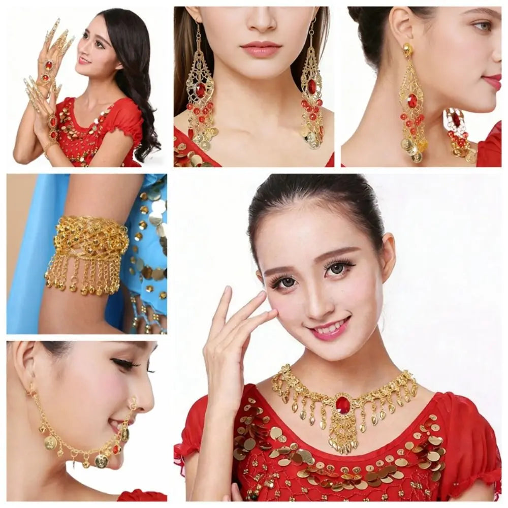 Bohemian Sequin Head Chain Indian Belly Dance Headdress Head Chain Headdress Nixie