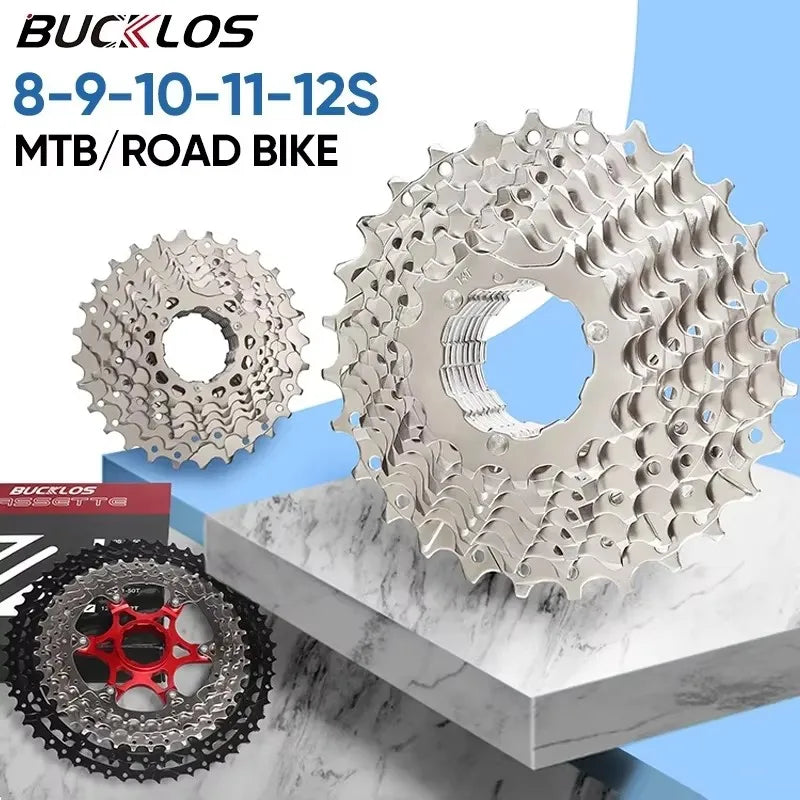BUCKLOS Bike Cassette 8-12 Speed MTB Road Shimano HG Sprocket Bike Cassette Nixie
