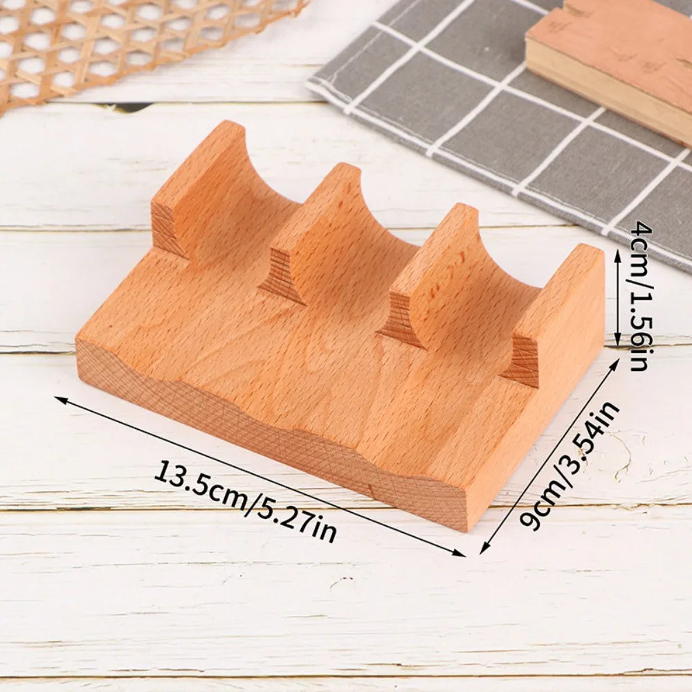 Wooden U-Shape Sushi Rack – Elegant Taco & Food Stand