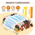Wood Furniture Repair Pen & Filler Sticks – 18-Color Kit Furniture Repair Kit Nixie 32 piece set
