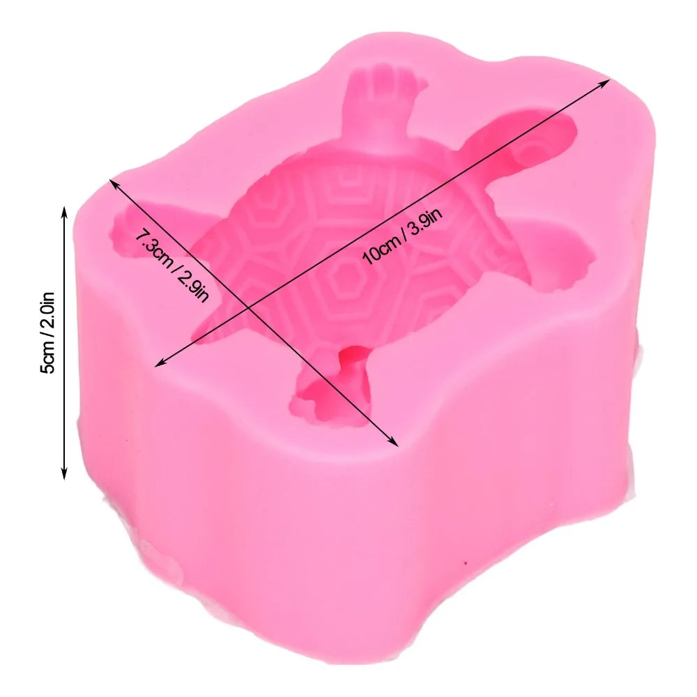 Pink Silicone Turtle Mold – Food-Grade Fondant Baking Mold Silicone Baking Mold Nixie