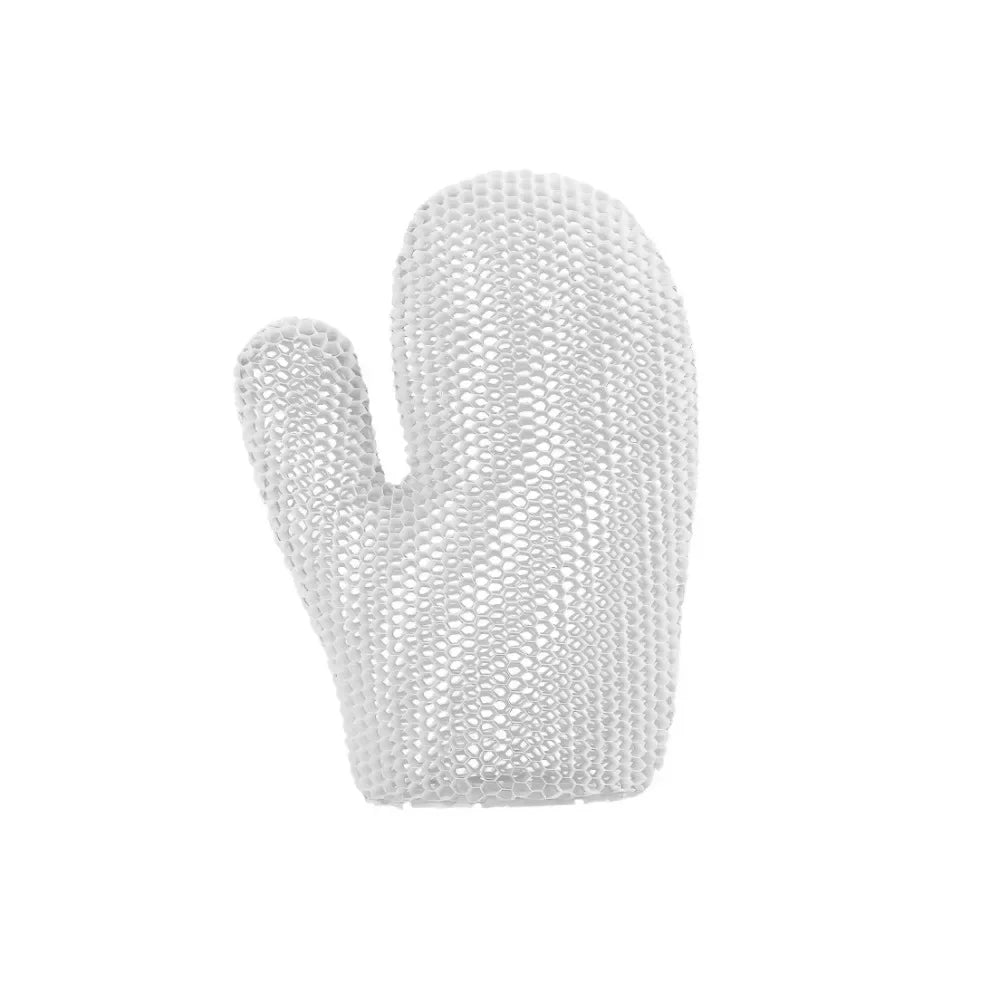 Honeycomb TPU Exfoliating Shower Glove – Quick-Dry Scrubber Exfoliating Shower Glove Nixie WHITE -1PCS