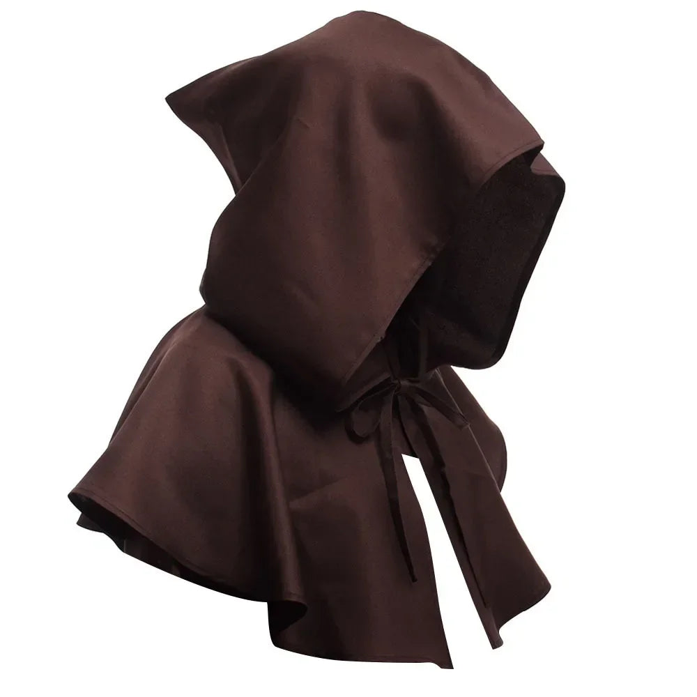 Halloween Hooded Cape Cloak – Witch Wizard Vampire Costume
