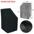 Waterproof Outdoor Chair Cover 210D Polyester UV & Dustproof Patio Chair Cover Nixie 64x64x120-70cm