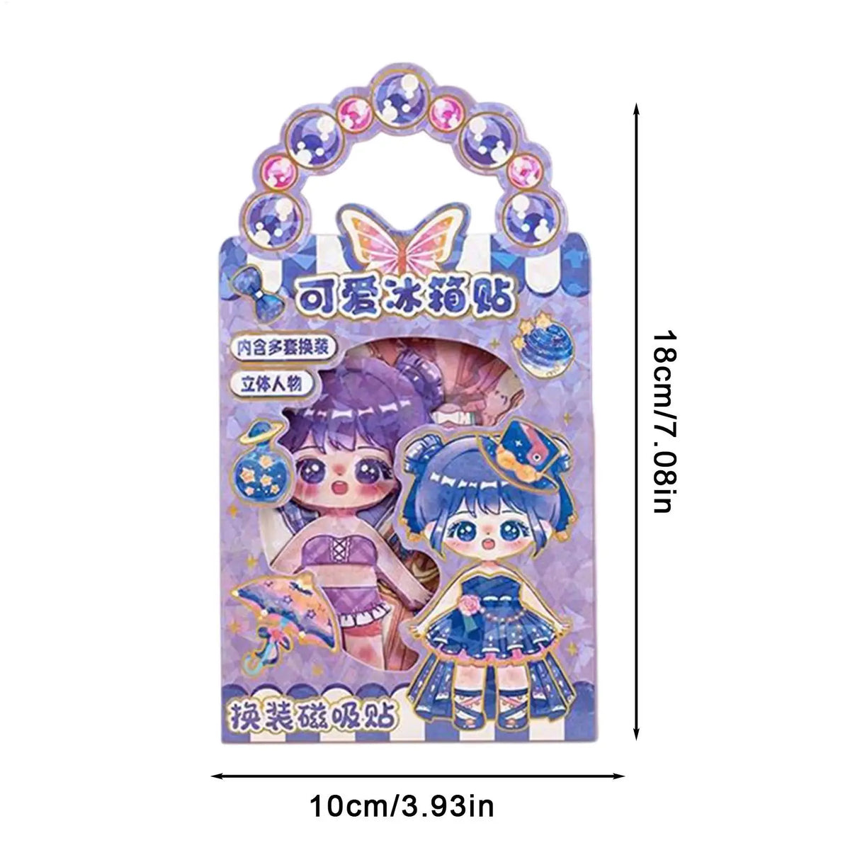 3D Magnetic Dress-Up Doll Toy Set – Mix & Match Kids Gift Magnetic Dress-Up Toy Nixie
