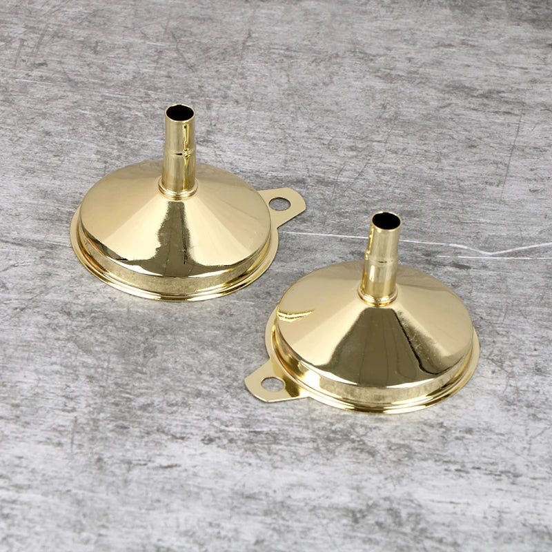 Gold Stainless Steel Kitchen Funnel – Oil & Liquid Dispenser Kitchen Funnel Nixie
