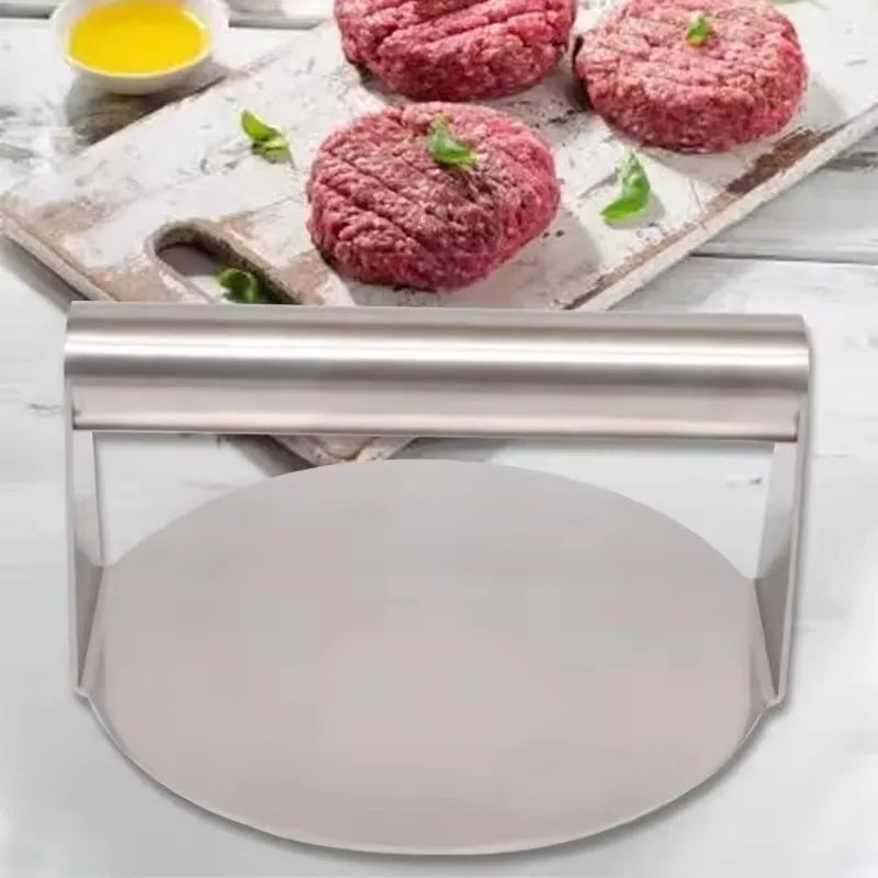Stainless Steel Hamburger Patty Press & Meat Pie Making Tool