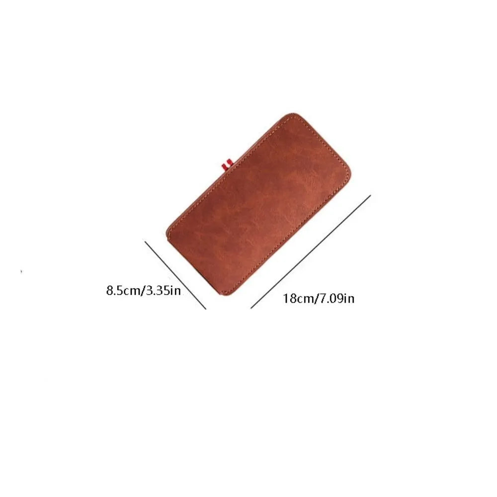 PU Leather Glasses Pouch with Velvet Lining – Unisex Eyeglasses Case Nixie