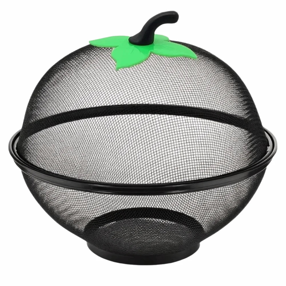 Metal Mesh Fruit Basket & Vegetable Organizer | Kitchen Bowl Fruit Basket Nixie Black
