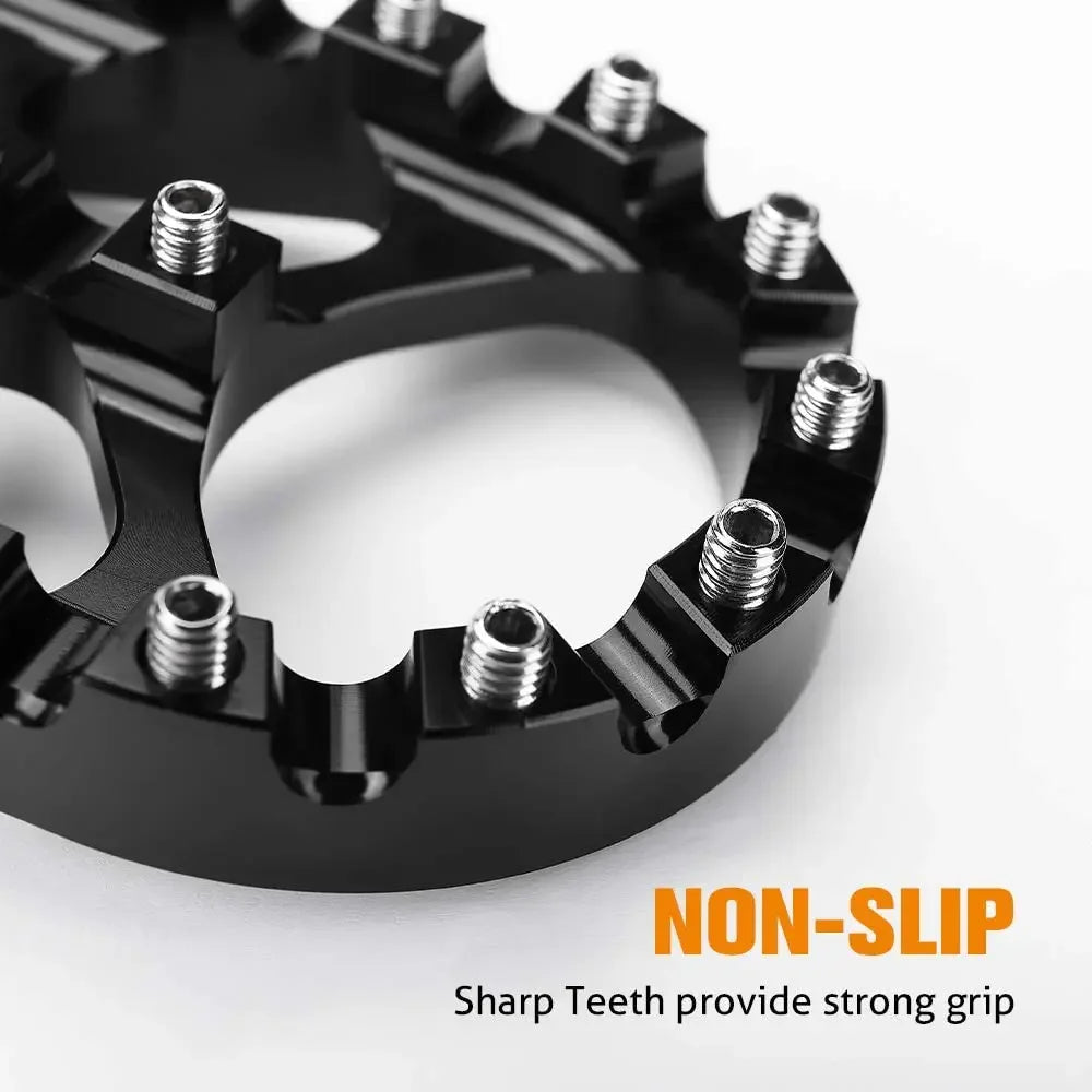 CNC Wide Fat Motorcycle Foot Pegs 360° Adjustable – Iron 883 Motorcycle Foot Pegs Nixie