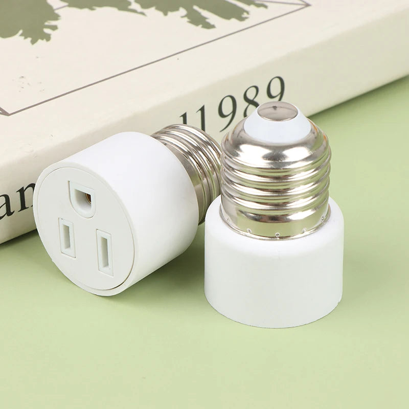 E26 E27 B22 Lamp Holder to US/EU Power Plug Adapter Lamp Socket Adapter Nixie