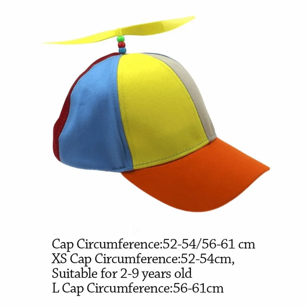 Rainbow Propeller Baseball Cap – Unisex Fun Sun Hat