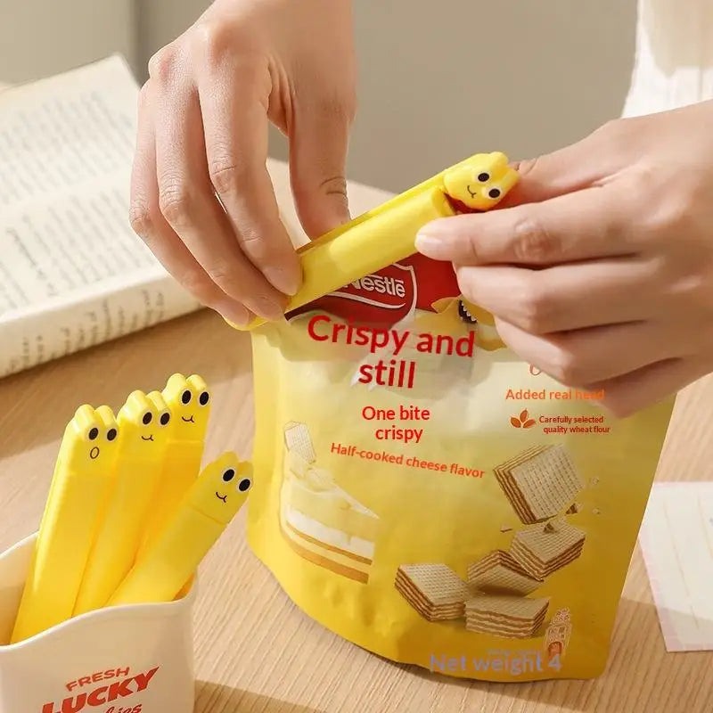 Airtight Food Sealing Clips Set with Holder – Cute Frog Design Food Sealing Clips Nixie