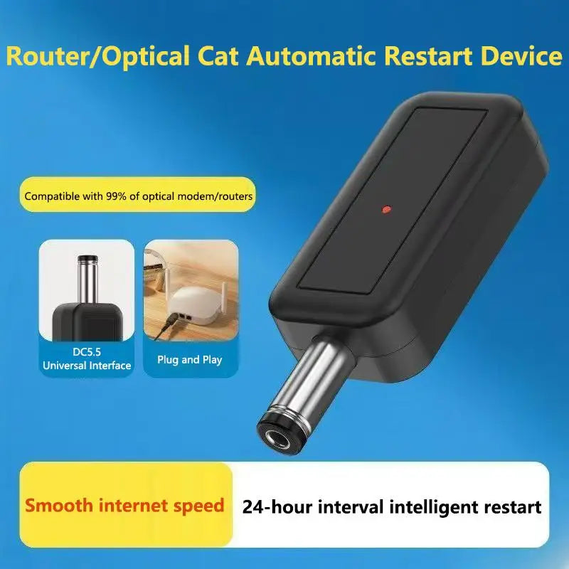 DC WiFi Auto Reboot Device 24H Smart Router Restart Tool Router Reboot Controller Nixie