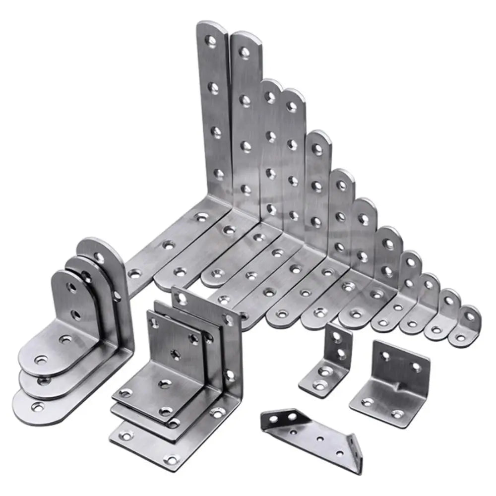SUS304 Stainless Steel 90° Corner Brace Bracket Furniture