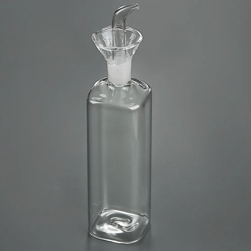 Borosilicate Glass Olive Oil Dispenser – Non-Drip & Leak Proof Oil Dispenser Bottle Nixie Large 500ml