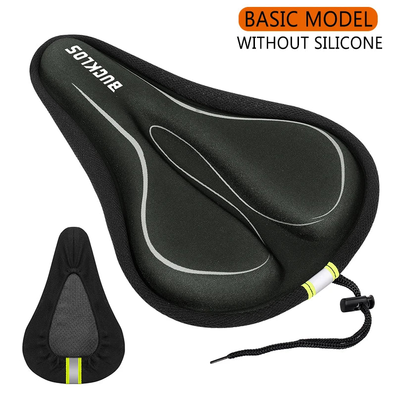BUCKLOS Bike Seat Cover – PU Leather Silicone Saddle Cushion Bike Seat Cover Nixie RC100
