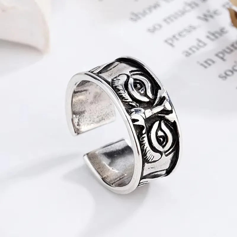 Nixie Owl Opening Ring – Punk Zinc Alloy Mood Tracker Ring Fashion Ring Nixie