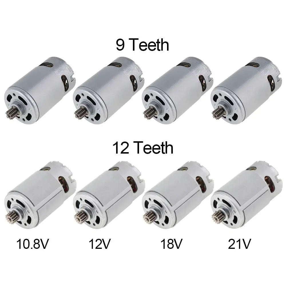 RS550 DC Motor for Cordless Drill & Reciprocating Saw 10.8–25V Power Tool Motor Nixie
