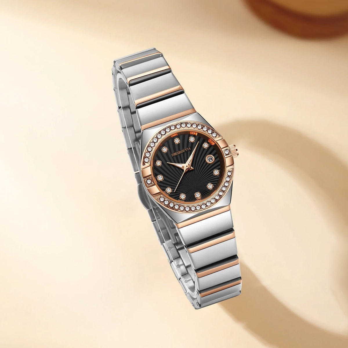 REBIRTH Luxury Women's Quartz Watch – Waterproof & Luminous Women's Quartz Watch Nixie