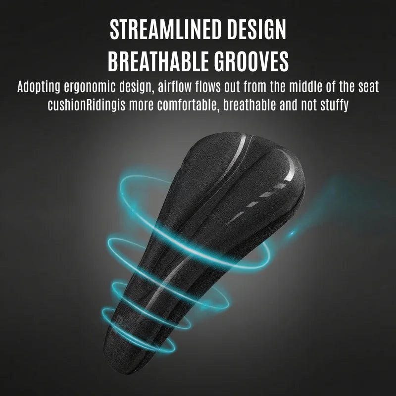 Silicone Gel Bike Seat Cover – Padded Anti-Slip Cushion Bike Seat Cover Nixie
