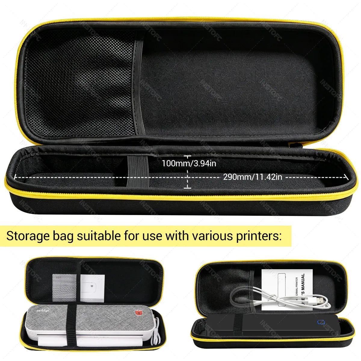 A4 Mini Portable Printer EVA Carry Case Bag for A40 Printer