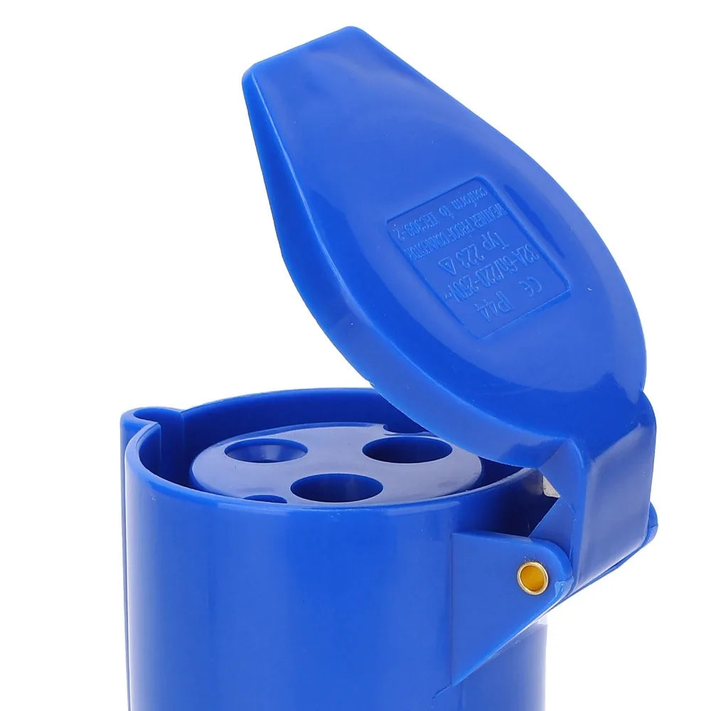 32A IP44 Industrial Plug & Connector Set 3-Pin 220-250V 2-Pack Industrial Plug Connector Nixie