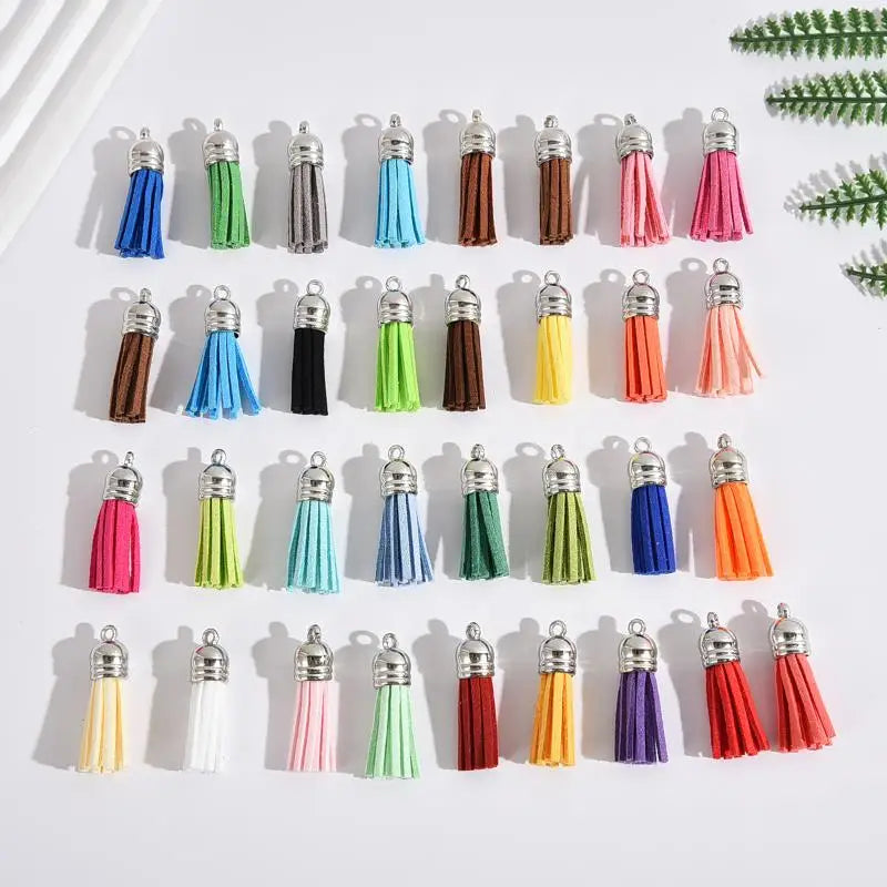 Velvet Tassel Pendants 10/20Pcs – Colorful DIY Jewelry Charms DIY Tassel Charms Nixie