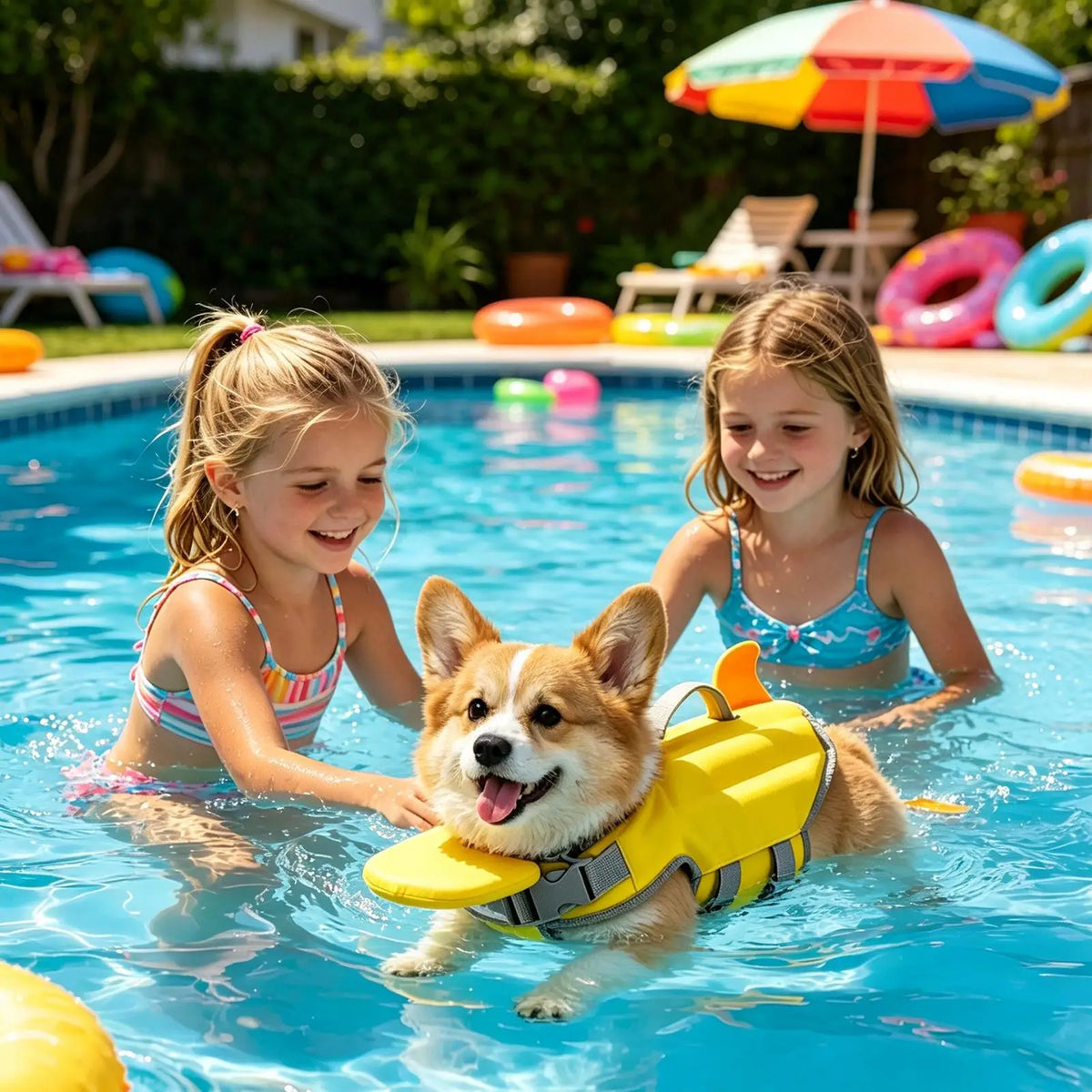 Dog Life Jacket – Buoyancy Swimming Vest for Dogs | Nixie