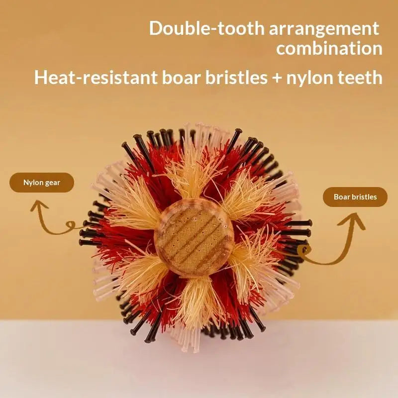 Round Curling Brush Comb for Medium to Long Hair | Nixie Round Hair Brush Nixie
